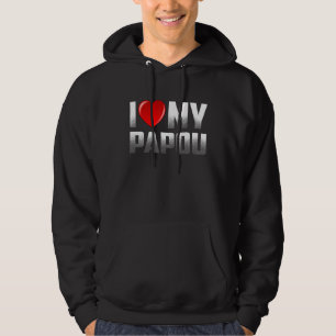 Grandpa From Grandkids I Love My Papou Fathers Da Hoodie