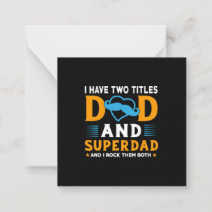 Grandpa Gift Dad And Super Dad Card