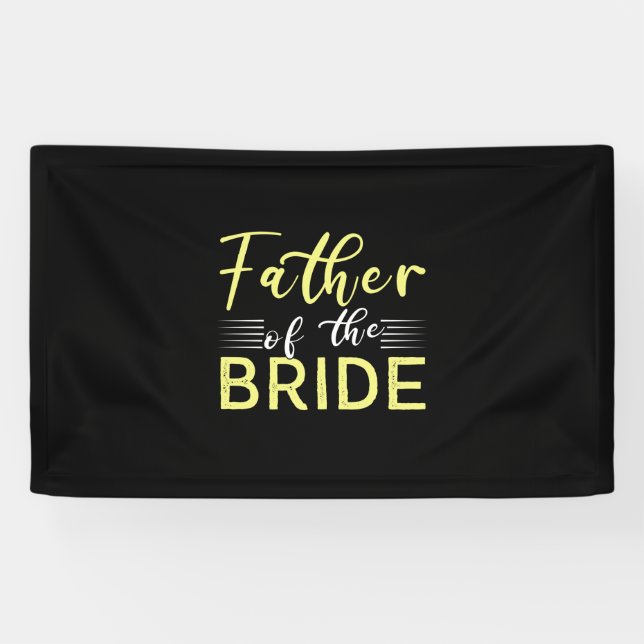 Grandpa Gift | Father Of The Bride Banner (Horizontal)