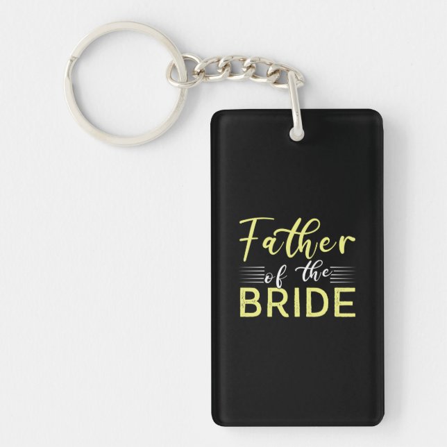 Grandpa Gift | Father Of The Bride Key Ring (Front)