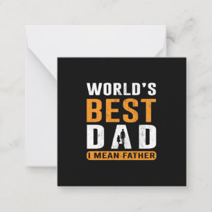 Grandpa Gift I Mean Father Card