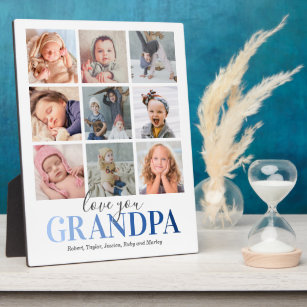 Grandpa Gift   Love You Photo Plaque