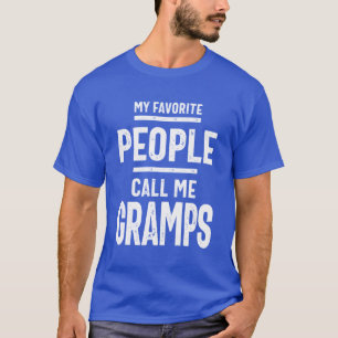 Grandpa Gift My Favourite Call Me Gramps Men's T-Shirt