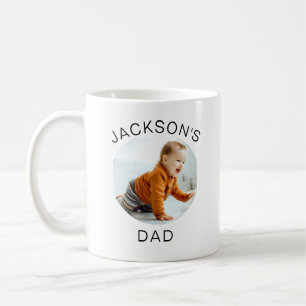 Grandpa Gift Personalised Baby Face For Grandpa  Coffee Mug