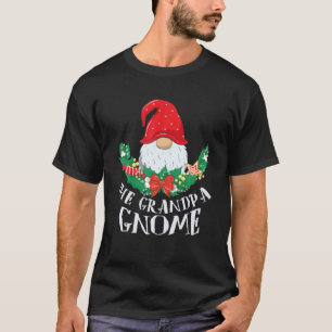 Grandpa Gnome Funny Matching Family Christmas Part T-Shirt
