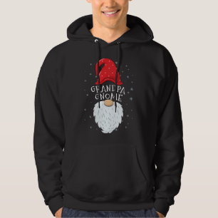 Grandpa Gnome Funny Matching Family Group Christma Hoodie