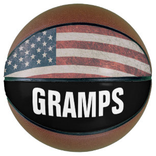 GRANDPA GRAMPS PATRIOTIC Basketballs