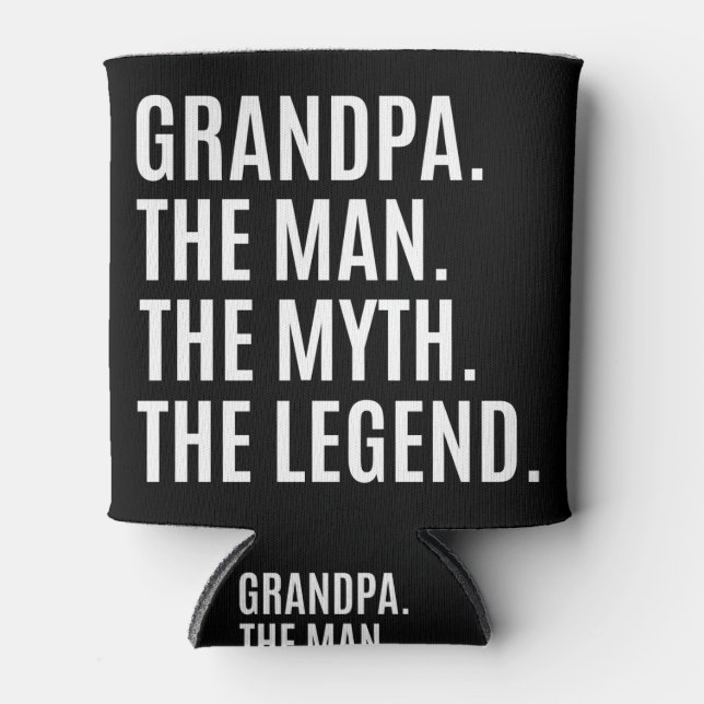 Grandpa/Grandfather Gift Can Cooler (Front)