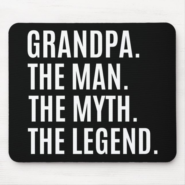 Grandpa/Grandfather Gift Mouse Mat (Front)