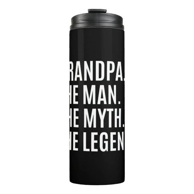 Grandpa/Grandfather Gift Thermal Tumbler (Front)