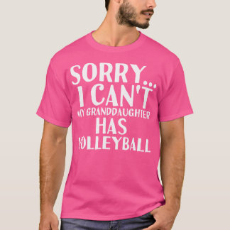 Grandpa Grandma My Granddaughter Has Volleyball T-Shirt