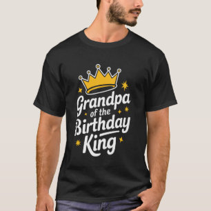 Grandpa Grandpa Of The Birthday King T-Shirt