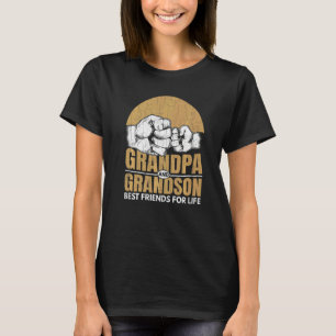 Grandpa & Grandson Bestfriends Fun Grandfather Gr T-Shirt