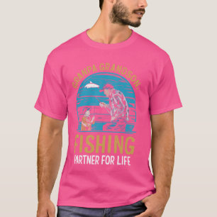 Grandpa Grandson Fishing Partner For Life Funny Fa T-Shirt