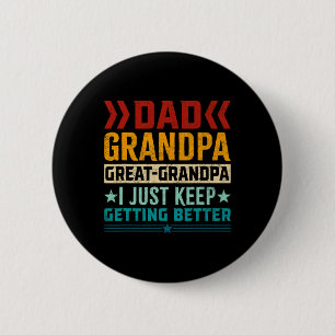 Grandpa Great Grandpa Fathers Day  6 Cm Round Badge