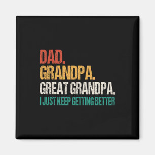 Grandpa Great Grandpa Fathers Day For Great Grandf Magnet