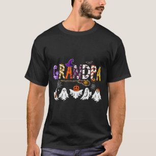 Grandpa Halloween Boo Ghost Horror Costume Funny P T-Shirt