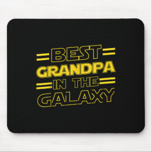 Grandpa In The Galaxy Funny Fathers Day Gift For M Mouse Mat