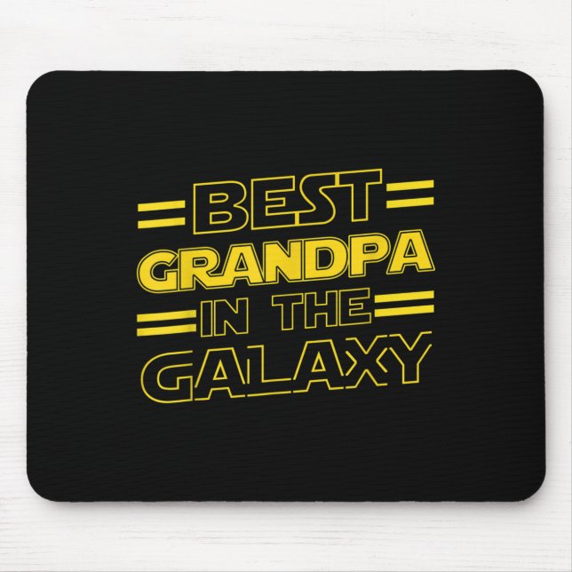 Grandpa In The Galaxy Funny Fathers Day Gift For M Mouse Mat (Front)