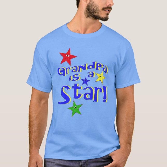 Grandpa Is A Star Shirt (Front)