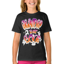 Grandpa Is My Boo Kids Halloween Cute Ghosts