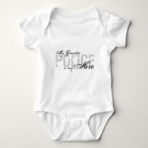 Grandpa Is My Hero - POLICE Baby Bodysuit