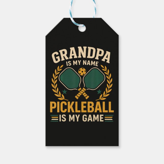 Grandpa Is My Name Gift Tags (Front)