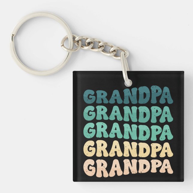 Grandpa. Key Ring (Front)