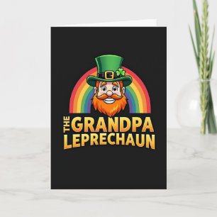 Grandpa Leprechaun Smile Card