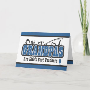 Grandpa Life's Best Teacher Card