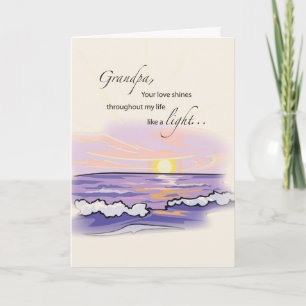 Grandpa Light Grandparents Day Card