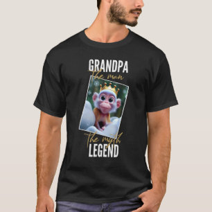 Grandpa  man  myth  legend  Father's Day   T-Shirt