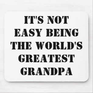 Grandpa Mouse Mat