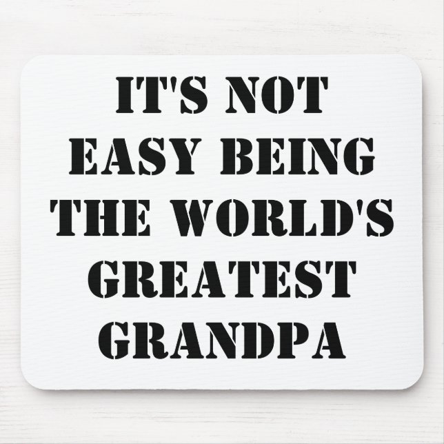 Grandpa Mouse Mat (Front)