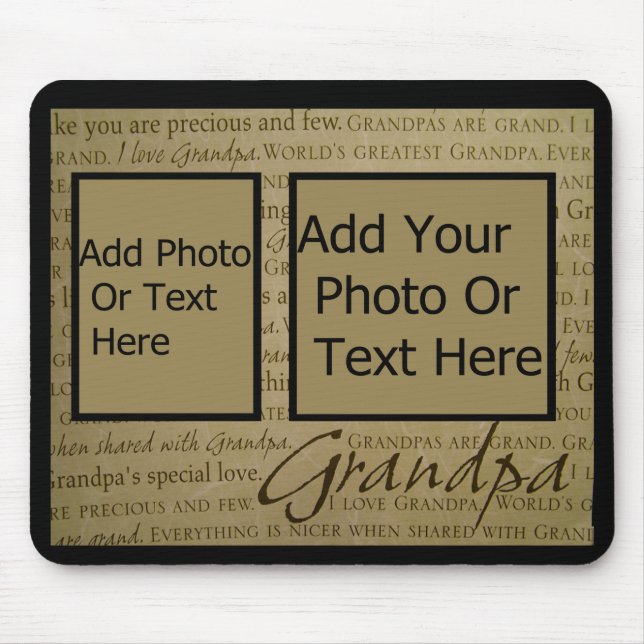 GRANDPA-MOUSEPAD MOUSE MAT (Front)