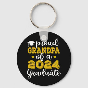 Grandpa Of A 2024 Graduate Cl Of 2024 Graduation  Key Ring