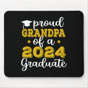 Grandpa Of A 2024 Graduate Cl Of 2024 Graduation Mouse Mat