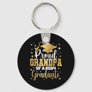 Grandpa Of A 2024 Graduate Cl Senior Graduation Key Ring