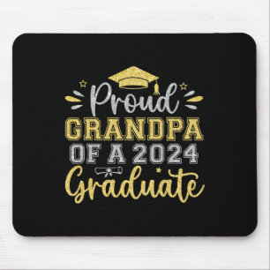 Grandpa Of A 2024 Graduate Senior Graduation Men 1 Mouse Mat