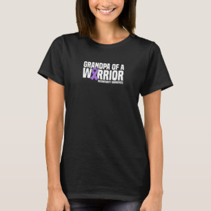 Grandpa of a Warrior NICU Prematurity Awareness T-Shirt
