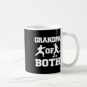 Grandpa Of Both Funny Soccer And Karate Grandpa Coffee Mug