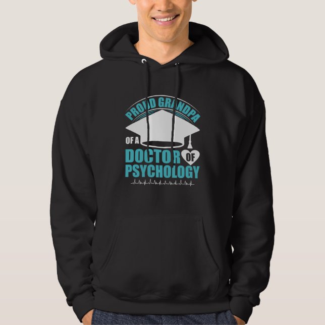 Grandpa Of Doctor Of Psychology School Psychologis Hoodie (Front)
