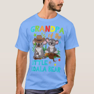 Grandpa Of Little Koala Bear Birthday Family Shirt