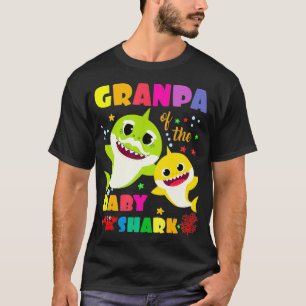 Grandpa Of The Baby Shark Birthday Grandpa Shark _ T-Shirt