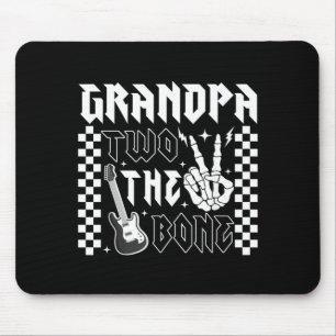 Grandpa Of The Bad Two The Bone Birthday 2 Years Mouse Mat