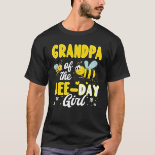 Grandpa Of The Bee Day Girl Hive Party Matching Bi T-Shirt