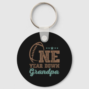 Grandpa Of The Birthday Boy 1st Year Down Birthday Key Ring