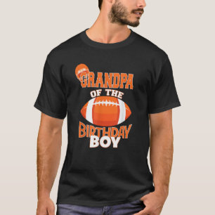 Grandpa Of The Birthday Boy American Football Kid T-Shirt