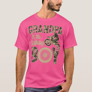 Grandpa of the Birthday Boy Dirt Bike 4th B-day Pa T-Shirt