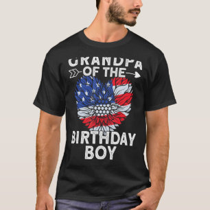 Grandpa Of The Birthday Boy Family Love Celebratio T-Shirt
